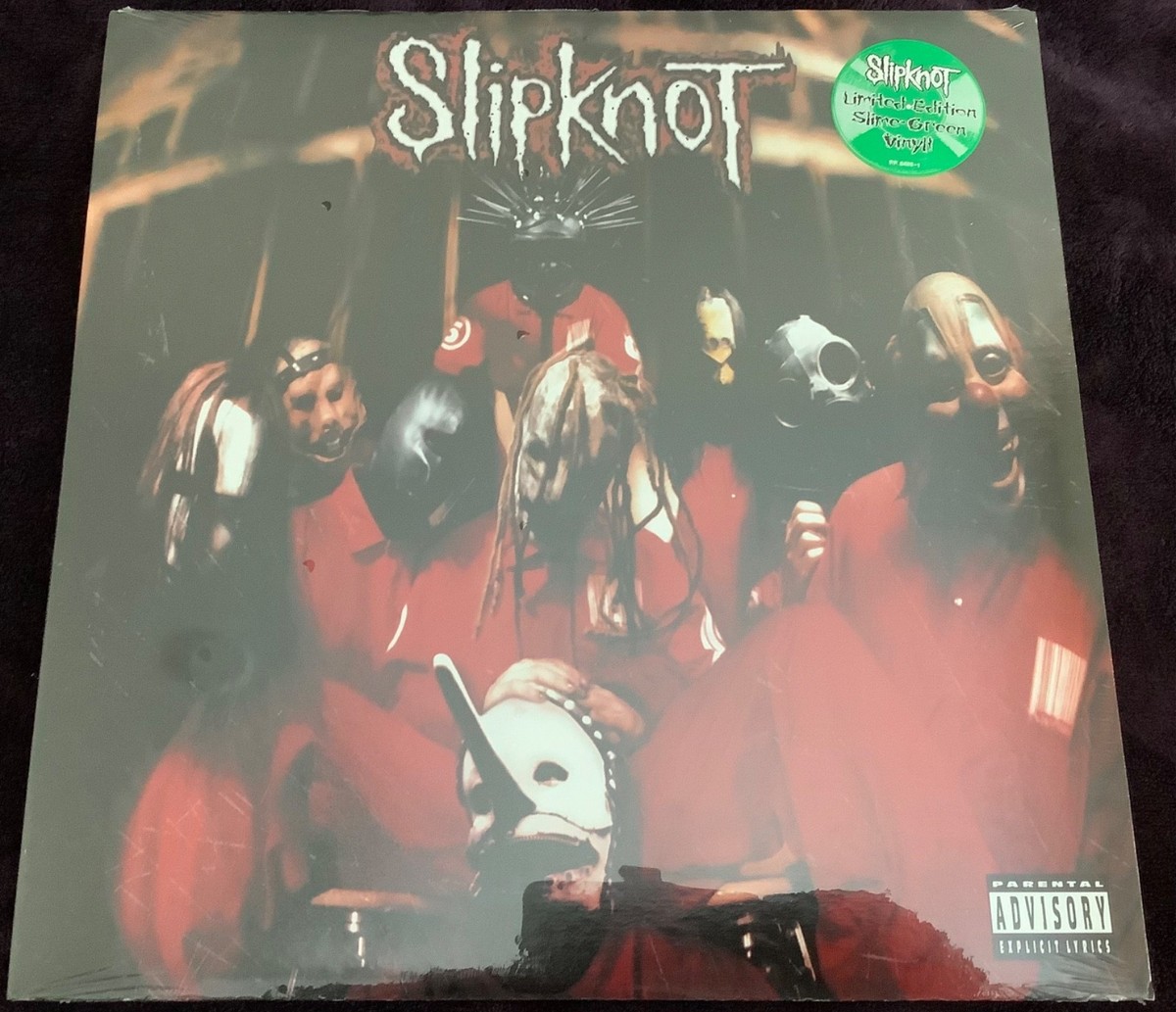 SLIPKNOT SLIPKNOT LP LIMITED EDITION SLIME GREEN VINYL 1999 SEALED