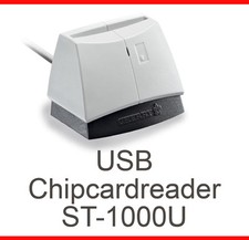USB Card Reader Cardreader Cherry ST-1000U Cardman 2020 HBCI for Windows XP 7 10