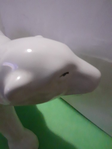 Estatuilla de oso polar grande Tromso Noruega de colección estatua recuerdo etiqueta de papel aluminio - Imagen 10 de 18