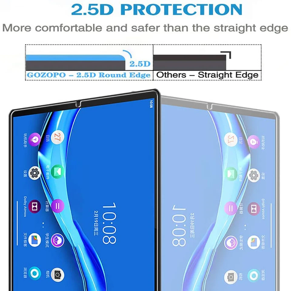 2X Tablet Tempered Glass Screen Protector For Lenovo Tab E7/E10/M7/M8/M9/M10/M11 - Image 4 of 4