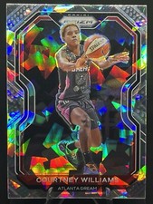 COURTNEY WILLIAMS 2021 Panini WNBA Prizm CRACKED ICE PRIZM #6 Atlanta Dream