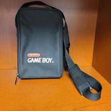 Official Nintendo Original Gameboy Black Vintage Carrying Case Bag w/ Strap