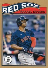 RAFAEL DEVERS /25 TOPPS UK UNITED KINGDOM 1978-79 REDUX GOLD RED SOX 2021 21