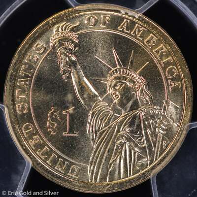 2010 $1 James Buchanan Presidential Dollar PCGS MS 65 | Missing