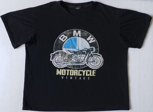 BMW Motorcycle Black T-Shirt