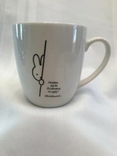 2010 Dick Bruna Happy 55th Birthday Miffy Black and White Mug Cup, 14 ounces VGC