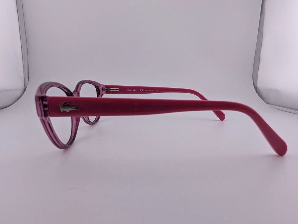 Lacoste Eyeglasses Frames Only, L2764 513, 53-15-135, Pink, Made in Italy - Image 3 of 4