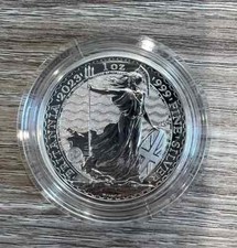 2023 Great Britain £2 1 oz Silver King Charles III Coronation Britannia BU