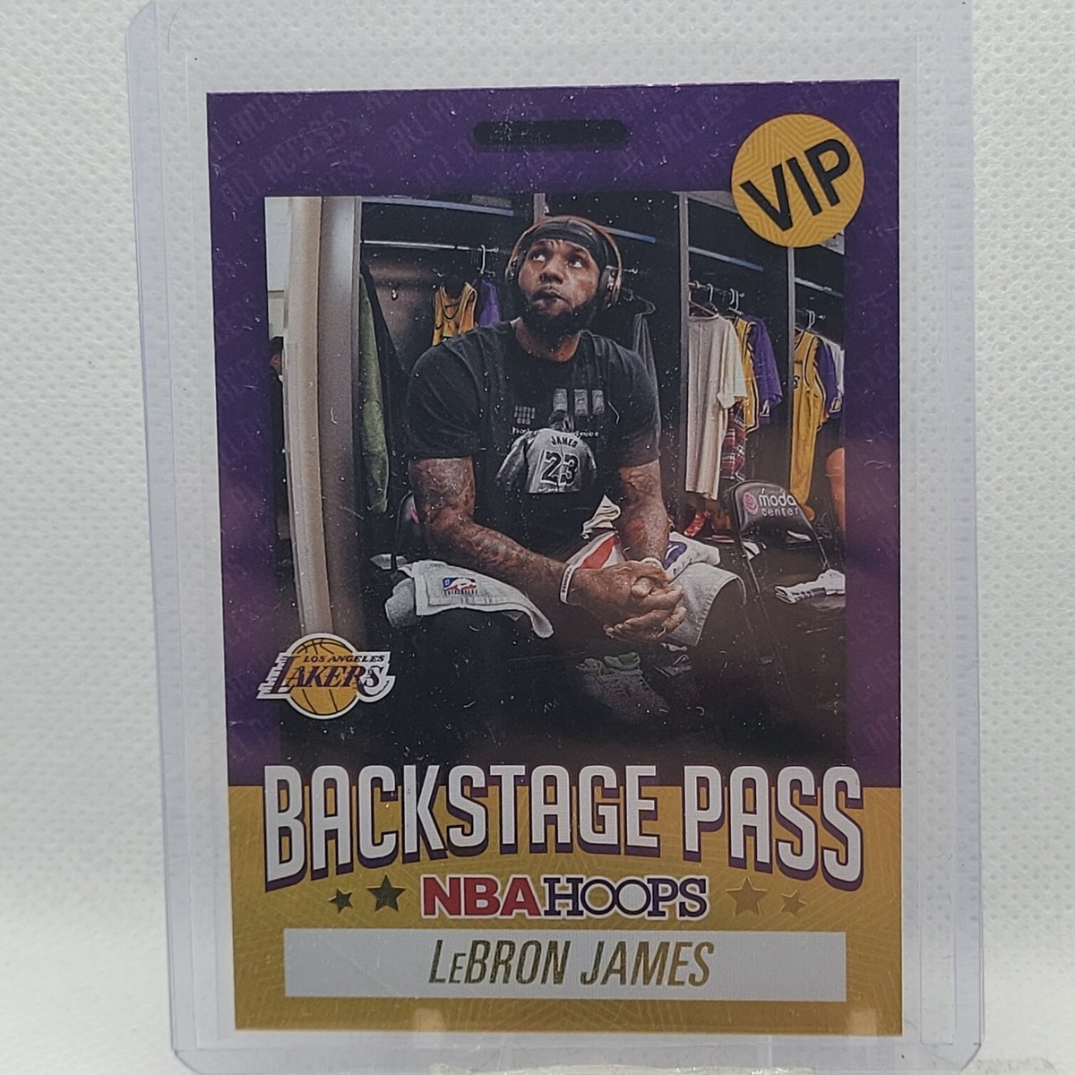 2020-21 Panini NBA Hoops LeBron James Backstage Pass Foil VIP | eBay