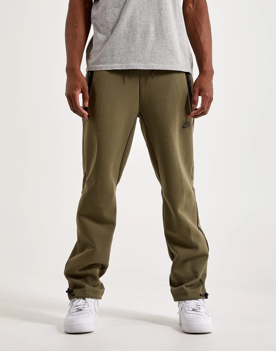 olive green nike tech joggers
