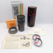TUNDRA VIDEO AUXILIARY TELEPHOTO LENS 3.55X, Adapter Rings, Case, and Lens Shade