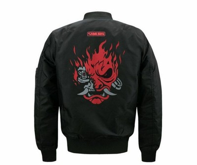 cyberpunk varsity jacket