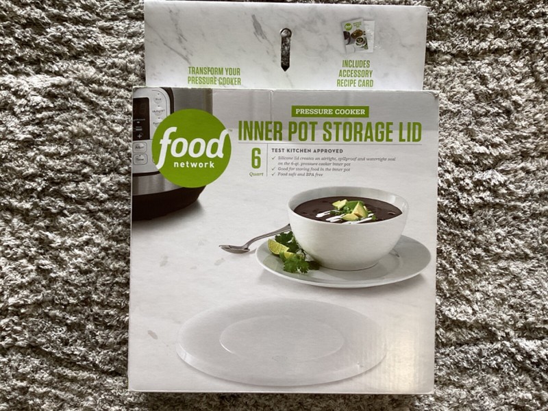 Food Network Inner Pot Storage Silicone Lids For 6 Quart Pressure Cooker