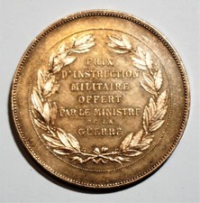 Médaille Instruction Publique 1914 - Portes-les-Valence - Alphee Dubois - Bronze