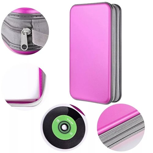 Double-side CD DVD Case Plastic CD Sleeve Portable DVD Disc Pack Home - Afbeelding 3 van 17