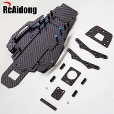 Carbon Fiber Chassis Frame Kit for Tamiya DT-04 Fighter NXGEN 2wd Buggy Upgrades