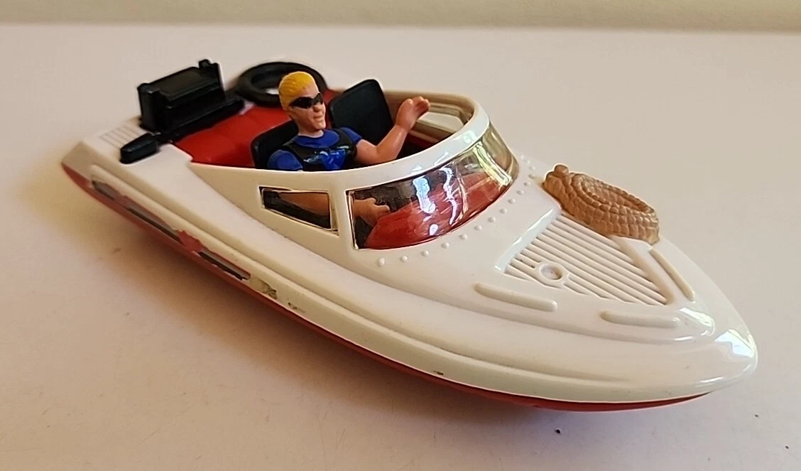 Matchbox Air Boat - Véhicule Militaire Kaki - Échelle 1:43 - Mattel 2000 - Parfait état