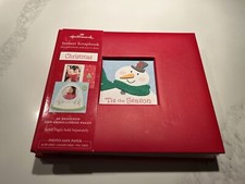 NWT hallmark instant scrapbook for Christmas. 20 designed  embellished pages.