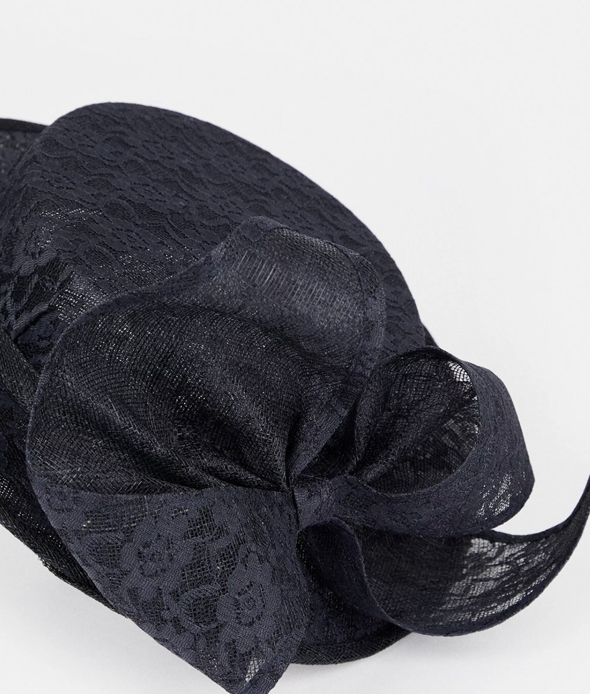 Karen Millen EmilyLondon Lace Detail Boater Fascinator, New With Tag