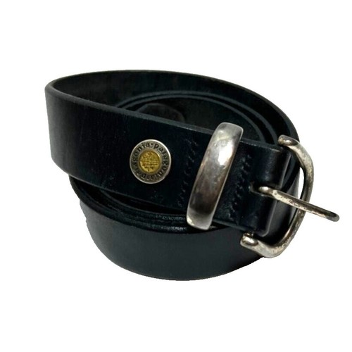 Vintage PATAGONIA D-Ring Web Leather Belt Men display picture 2