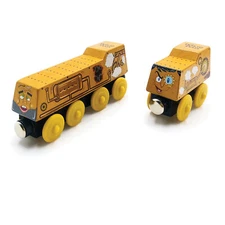 The Pesky Pests  Wooden Train Set with Cargo Zany Trains Wooden Railway Series 1