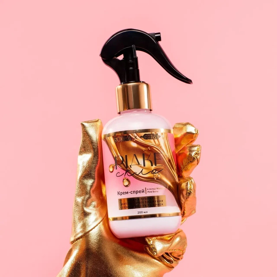 Hair care set "Liquid glass" SOIKA & GTM (shampoo, conditioner, cream spray) - Image 4 of 4