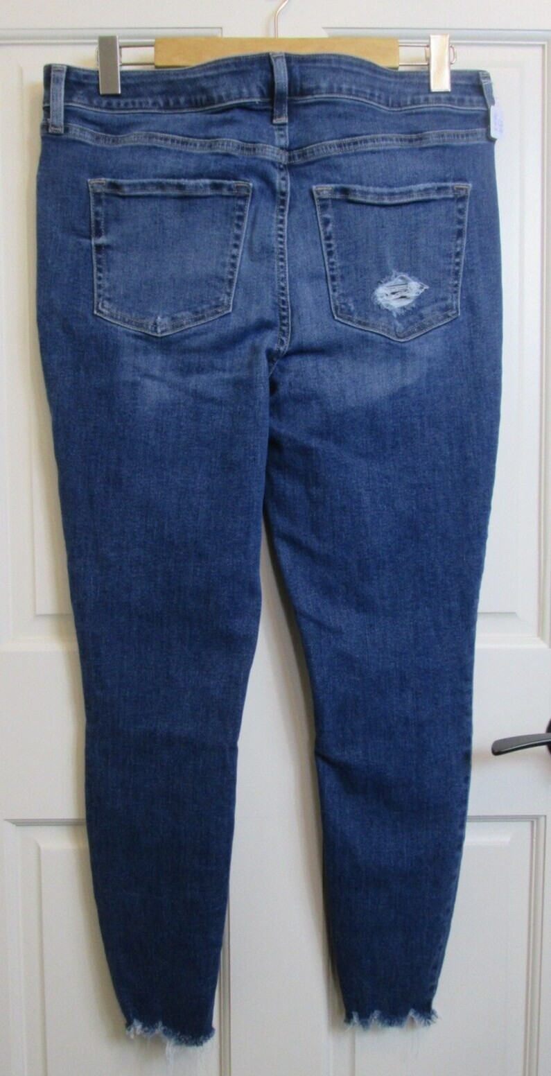 M Jeans Maurices Jegging Jeans Womens M 34x26 Button Fly Distressed 139-33818