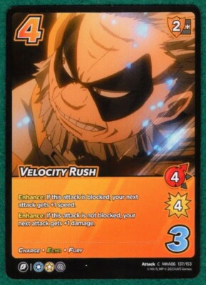 Velocity Rush - My Hero Academia: Jet Burn (MHA06) #137 - UniVersus TCG Card