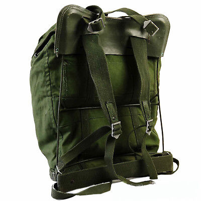 Original Swedish Military 35L Backpack with Frame air force army canvas ...