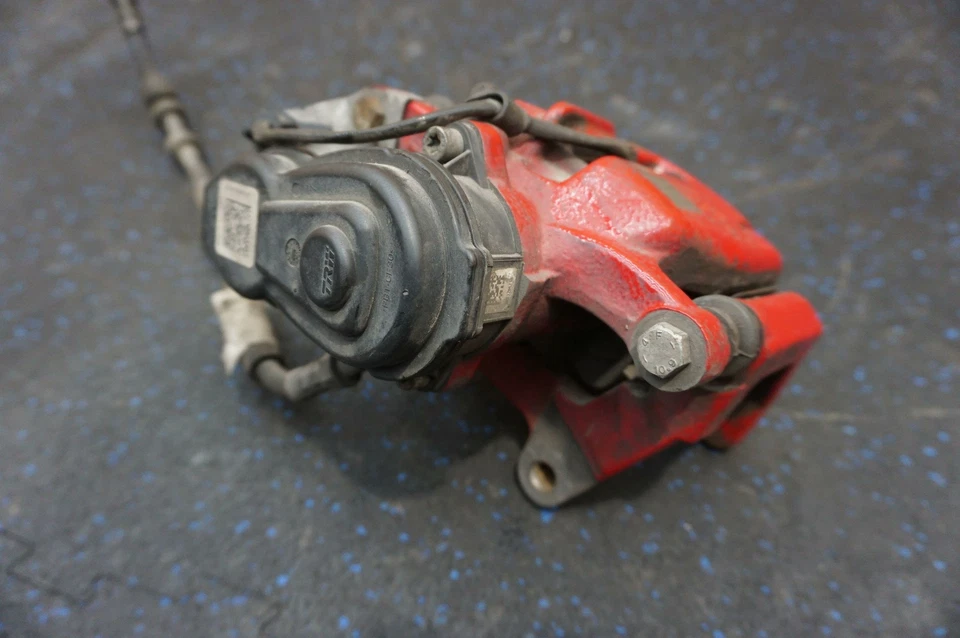 Pinza de freno trasera izquierda 356x22mm roja 4G0615403H OEM Audi S7 16-18 A6 S6 A7 17-18 Foto 3 de 4