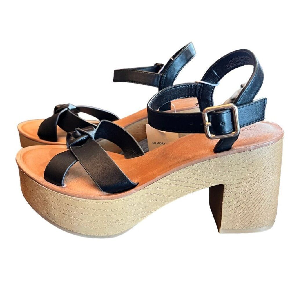 Universal Thread Memory Foam Platform Sandals NWT… - image 4