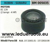 1573261008 Luftfilter Komplett Motor Robin Subar Ec 13V 4HP 2T 90X60