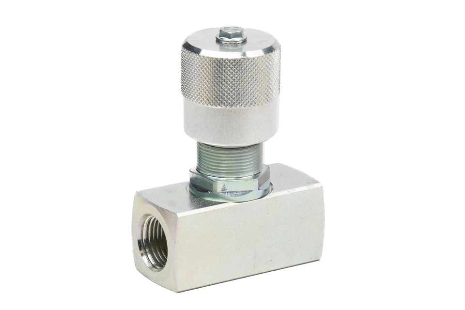 In-line Flow Control Needle Valves - 3/8 in NPT Port Size, 9.3 GPM, 5800 PSI - Image 2 of 4