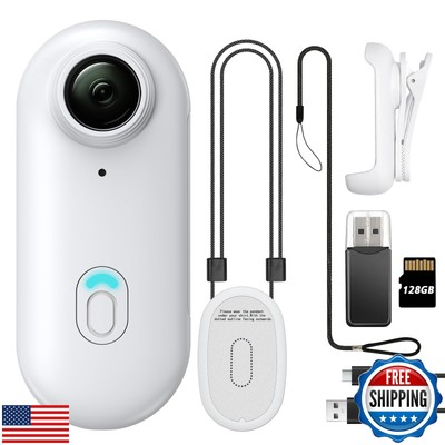 128GB FHD 1080P Mini Body Camera, Wearable Action Body Cam, Thumb Size Hands 