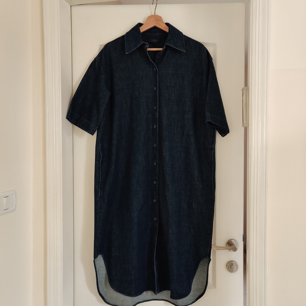 COS Denim Shirt Dress sz 2 | eBay