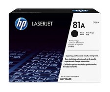 Genuine HP CF281A (81A) Black Toner Cartridge Open