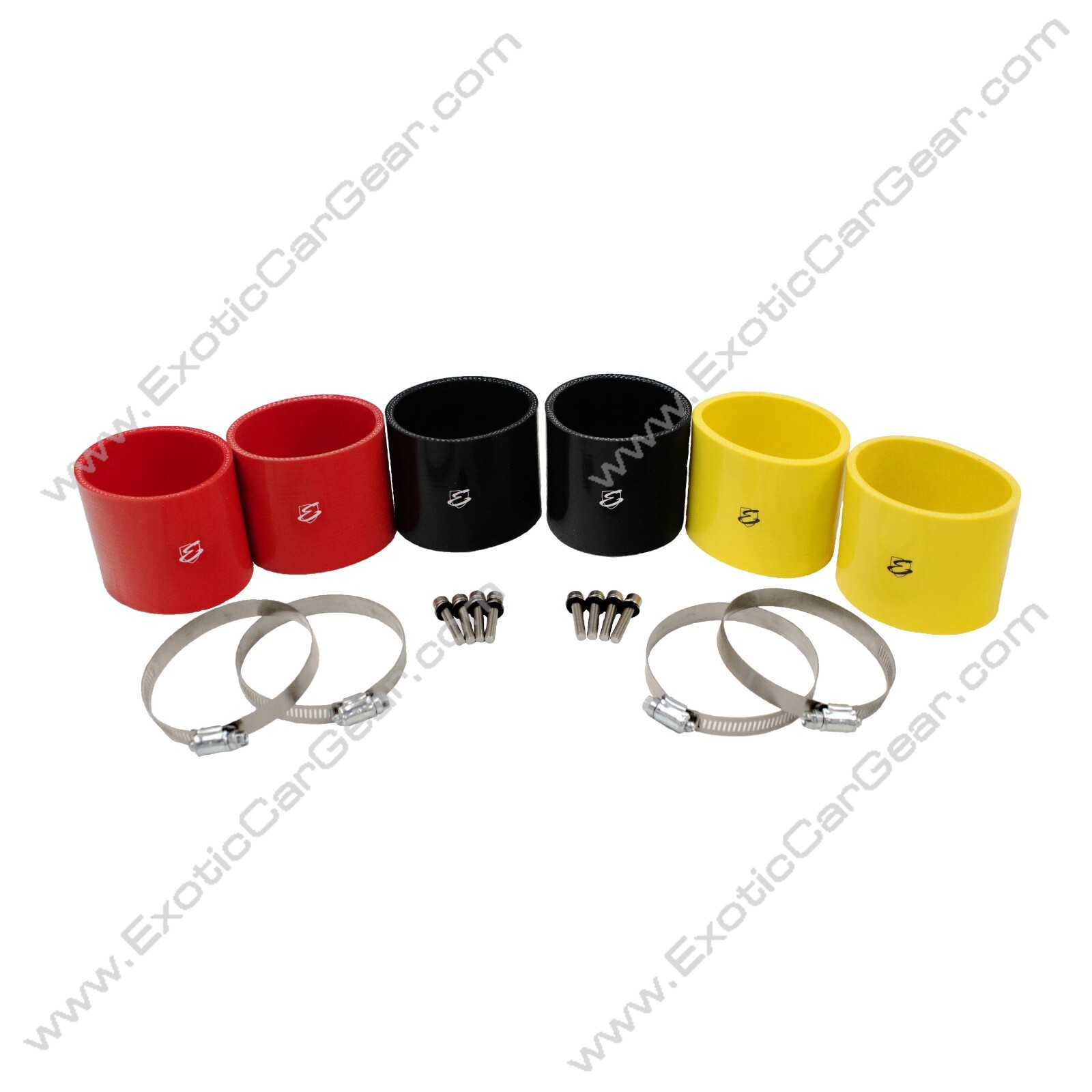 Ferrari 360 Carbon Fiber Air Boxes With Silicone Couplers.