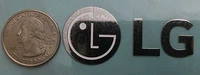 MFT62346502 LG Appliance Logo Name Plate Sticker OEM Replacement