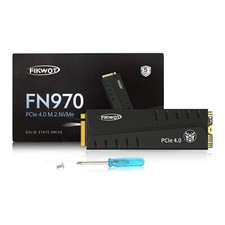 Fikwot M.2 SSD 1TB NVMe PCIe Gen 4 SSD Hard Drive W/Heatsink PC/PS5/MAC 7450MB/s