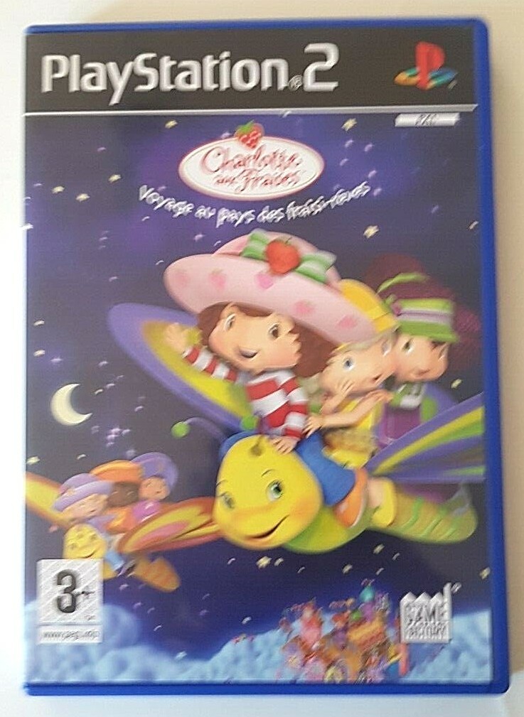 Jeu CHARLOTTE AUX FRAISES Sur PS2 – Voyage Au Pays Des Fraisi-rêves – Manuel Inclus – Édition Française (PAL)