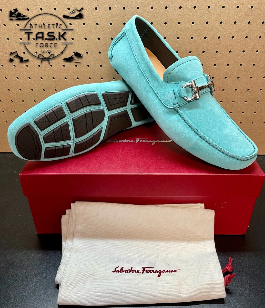 Blue ferragamo shoes cheap