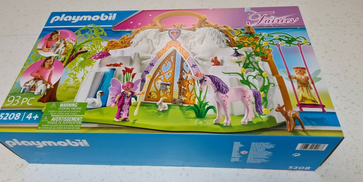 Playmobil Fairies 5208 Take Along Unicorn Fairy Land Rare Set Brand New