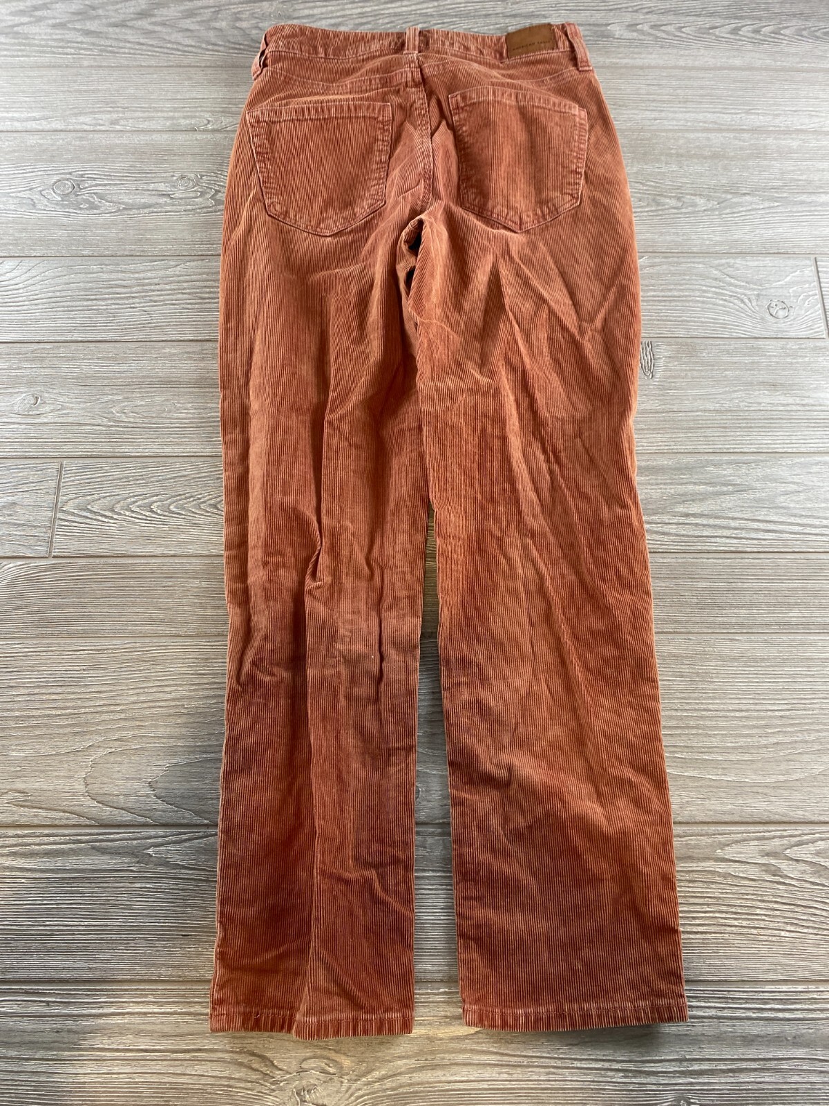American Eagle Mom Jean Stretch High Waist Corduroy Pants Women's 6 Long  Mauve | eBay
