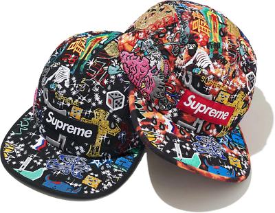 Supreme x GOODENOUGH Crushed Rayon Camp Cap 2colors SS25 | eBay