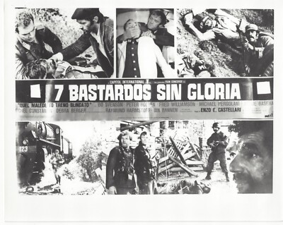 7 Bastardos Sin Gloria 1978 OG Movie Photo Inglorious Bastards City in Ruins