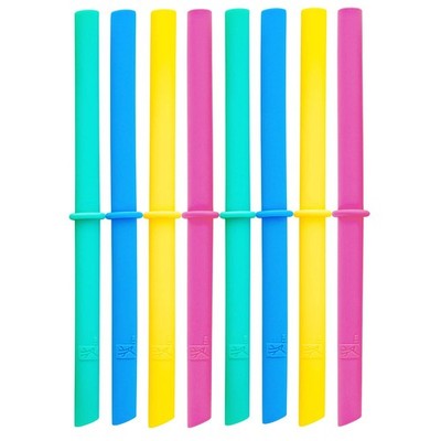 Elk and Friends Adult & Kid's Reusable 7.9'' Length, Pink/Teal/Yellow/Blue 