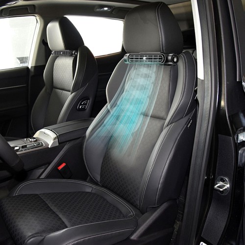 Mini Car mounted Seat Back Cooling Fan Portable 3 Speed Headrest Silent Cooler - Picture 6 of 12