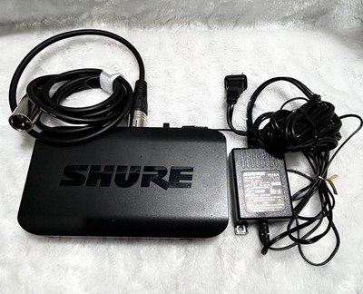 SHURE BLX4 H8 518-542 MHz Band Single Channel Wireless Receiver W/CABLES