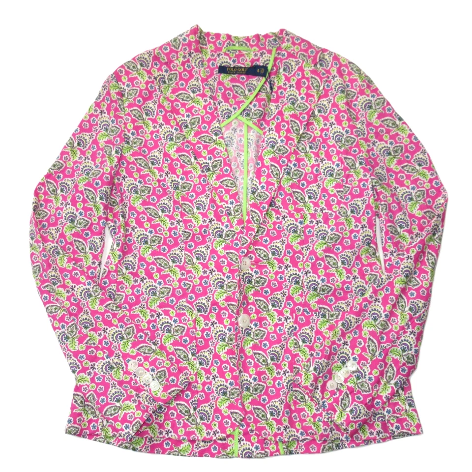Nuevo con etiquetas Blazer Polo Ralph Lauren Golf Floral en Crucero Chaqueta de Algodón Ligera 6 Foto 2 de 4