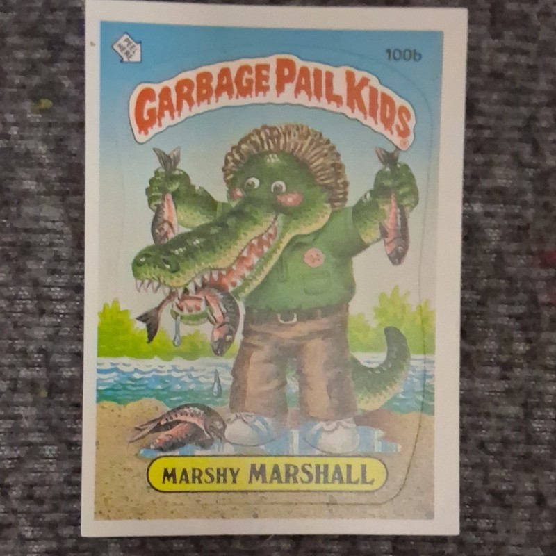 Garbage Pail Kids Topps 1986 Marshy Marshall 100b Non-Sport 2-Card Lot